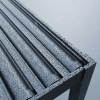 Zestaw Pergola ogrodowa tarasowa aluminiowa NORDVIC Skyline 3 x 4 m Antracyt + Żaluzja 123cm